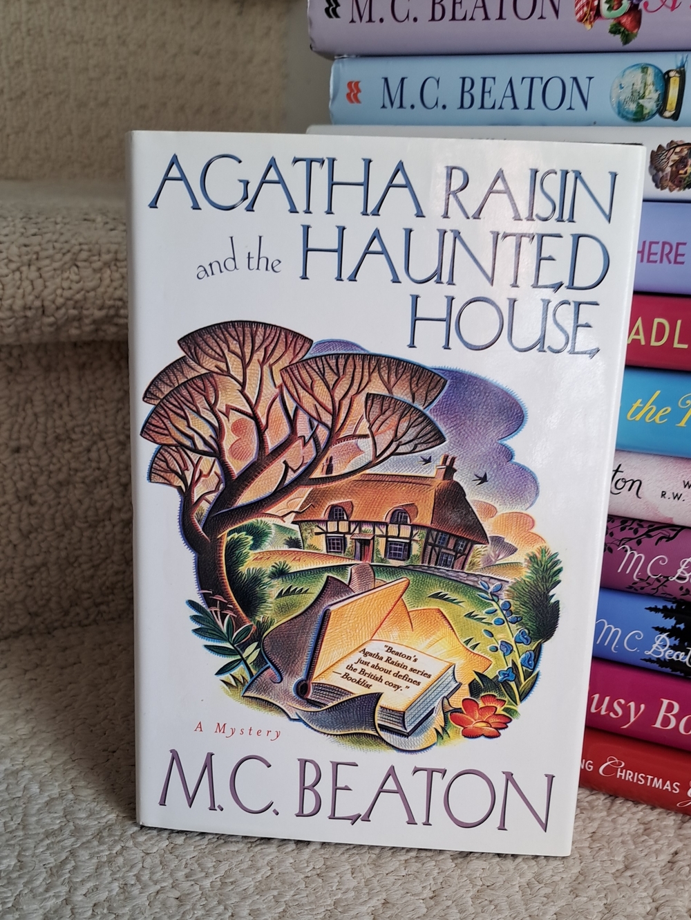 Agatha Raisin and the Haunted House by M.C. BEATON Cozy Mystery Novel